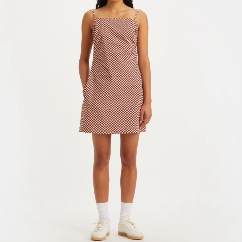 NWT Levi’s Danny Dress- Mahogany- Red - Picture 2 of 7